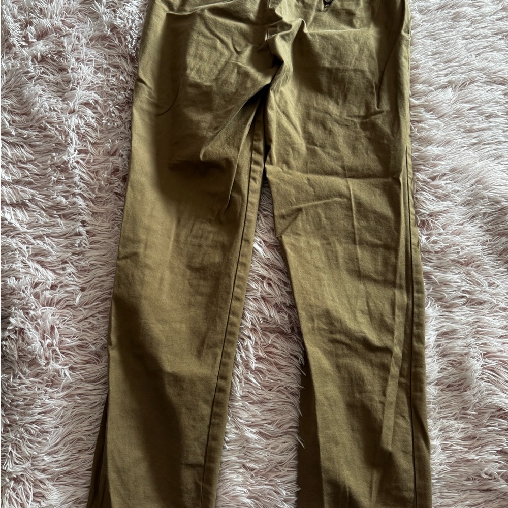 Banana Republic Striped Chino Pants - Blue and Tan